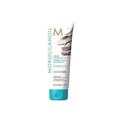 Moroccanoil Color Deposit Mask Platinum 200ml - Achieve vibrant hair with color depositing mask