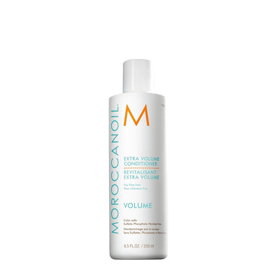 Moroccanoil Extra Volume Conditioner 250ml enhances fine hair with added volume and nourishment for vibrant, healthy locks.