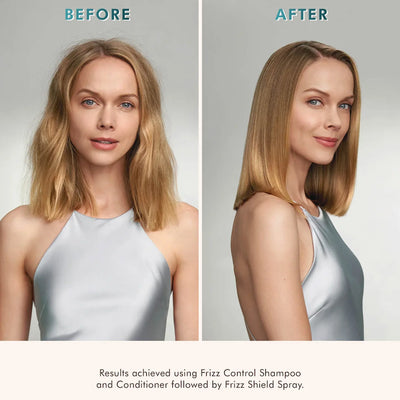 Before & After: Frizz Control Shampoo & Spray Results - Smooth Hair Transformation