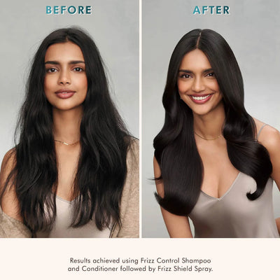 Moroccanoil Frizz Control: Before & After Hair Transformation. See the Results! Smooth, Shiny Hair.
