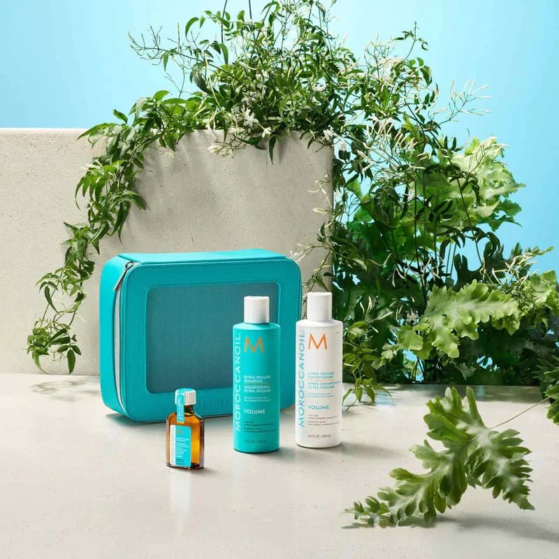 Moroccanoil Volume Spring Set (free 25ml light oil and free cosmetic bag) - Gift Set - By Moroccanoil Gift Sets - Shop