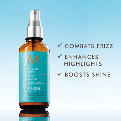 Moroccanoil Glimmer Shine Spray - Argan Oil Hair Finishing Spray 100ml