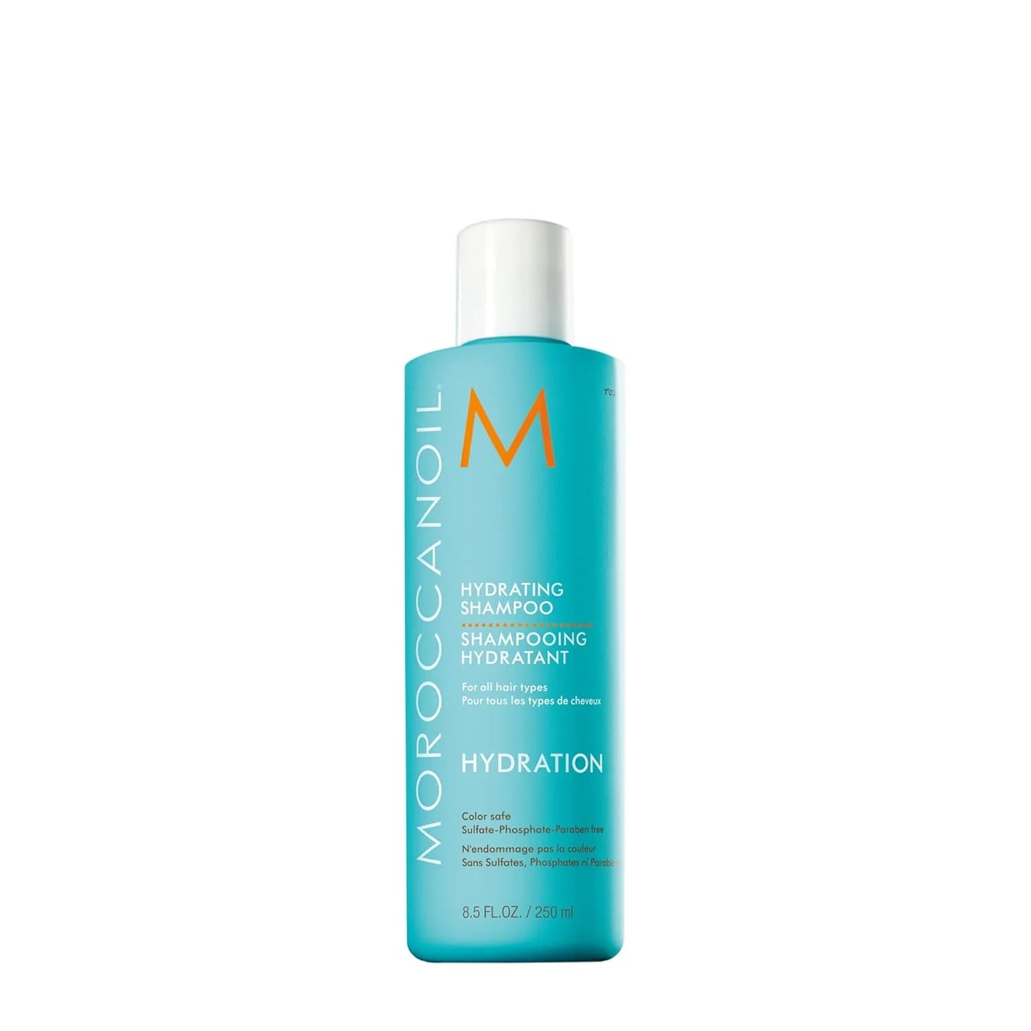 Moroccanoil Hydrating Shampoo 250ml bottle, perfect for deeply hydrating and nourishing all hair types.