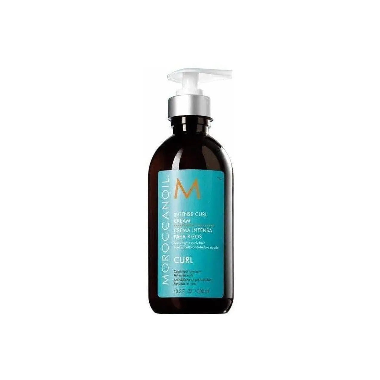 Moroccanoil Intense Curl Cream 300ml hair product with pump dispenser for intensive hydration