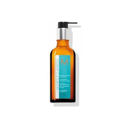 Moroccanoil Light Oil Treatment 200ml: Argan Oil Hair Serum for Shine & Frizz Control. Buy at Partners Hair Design!