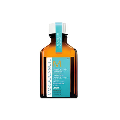Moroccanoil Light Treatment 25ml — travel size lightweight argan oil for fine blonde and highlighted hair