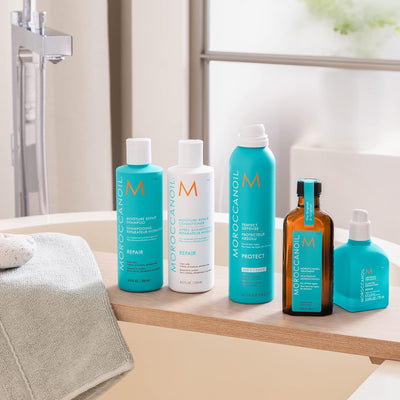 Moroccanoil Mending Infusion Styling Hair Serum restores split ends for healthy, vibrant hair. Perfect for hair care enthusiasts.