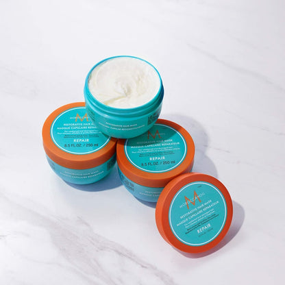 Moroccanoil Restorative Mask 250ml containers for repairing damaged hair