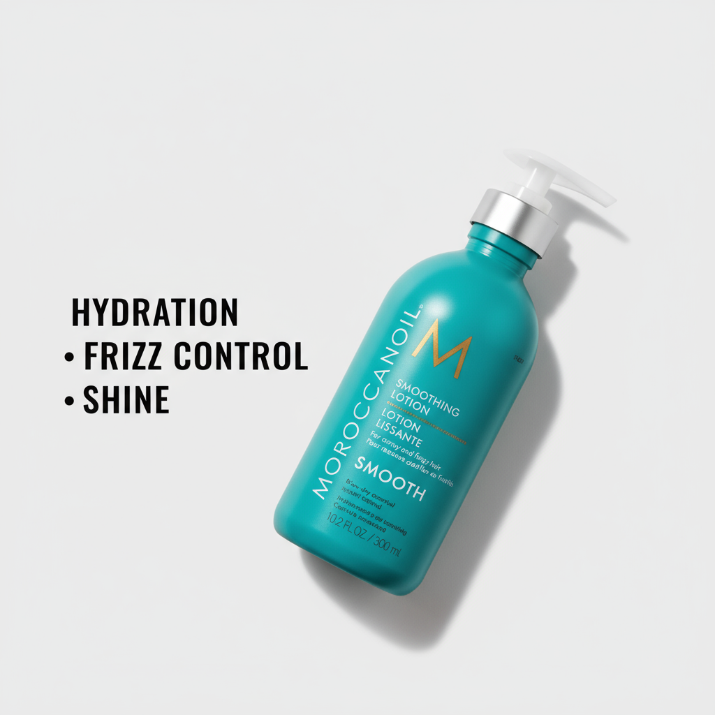 Moroccanoil Smoothing Lotion 300ml hair treatment for hydration frizz control and shine