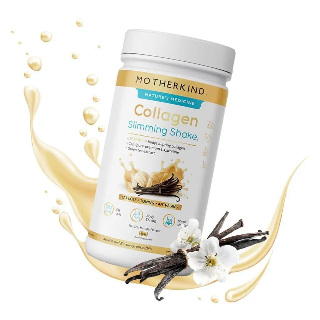Motherkind Collagen Slimming Vanilla Flavoured Shake 620g - Shampoo