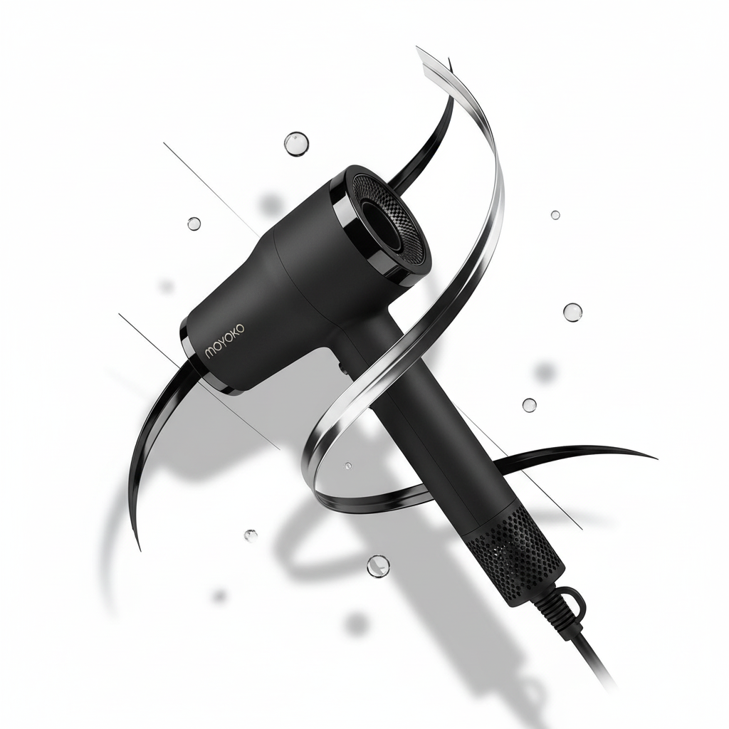 Moyoko Aria E9 Hair Dryer Still Life