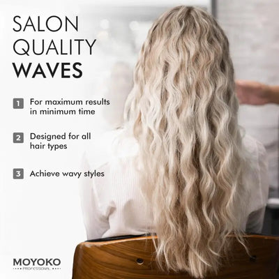 MOYOKO Beach Waver: Long Wavy Hair, Salon-Quality Waves. Get the look!