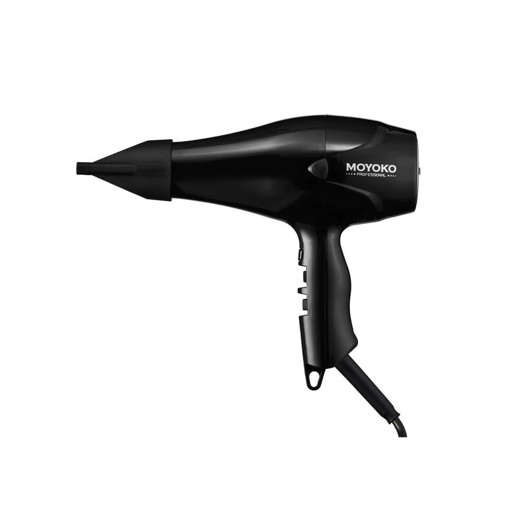 Moyoko E8 Hairdryer Black - Fast Sleek and Moisture-Locking Technology - Shampoo