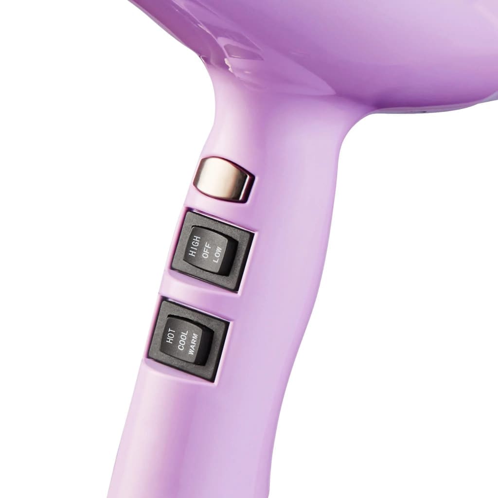 Moyoko E8 Hairdryer Lilac - Powerful Luxurious Blow-Dry Experience - Shampoo