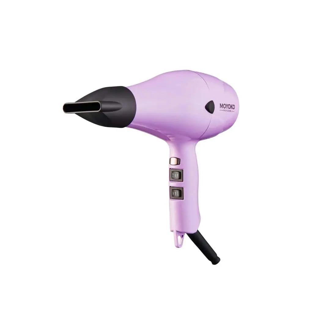 Moyoko E8 Hairdryer Lilac - Powerful Luxurious Blow-Dry Experience - Shampoo