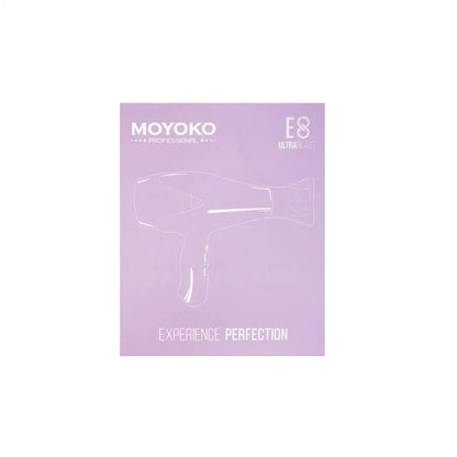 Moyoko E8 Hairdryer Lilac - Powerful Luxurious Blow-Dry Experience - Shampoo