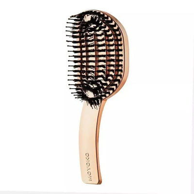MOYOKO Hailo Rosegold Detangling Brush | Gentle Hair Brush for Smooth, Knot-Free Hair