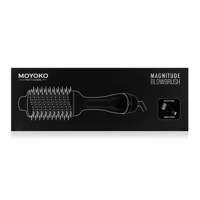 Moyoko Magnitude Black Blowbrush: Volumizing Hair Styler & Dryer Brush