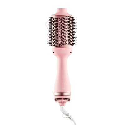 Moyoko Magnitude Pink Blowbrush: Hair Dryer Brush for Volume & Styling. All-in-One Styling Tool.