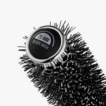 Moyoko Silver Arch Round Blow Dry Brush 25mm - Shampoo