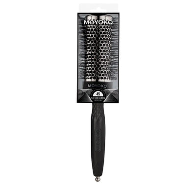 Moyoko Silver Arch 45mm Round Blow Dry Brush: Volumizing & Anti-Frizz Hair Styling