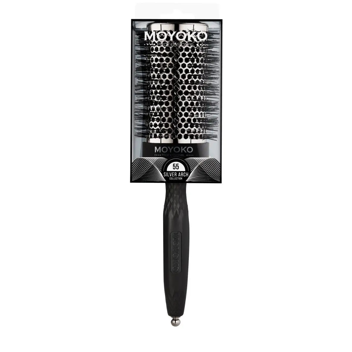 Moyoko Silver Arch Round Blow Dry Brush 55mm - Shampoo