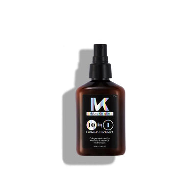 Mycro Keratin KROMA 10 in 1 Leave-in Treatment: Collagen enriched hair elasticity & radiance.