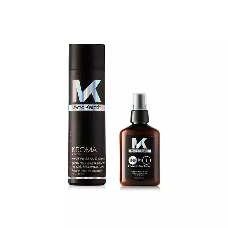 Mycro Keratin Kroma Color Intensify Shampoo 250ml and Kroma10 in 1 Leave-in Treatment - Shampoo