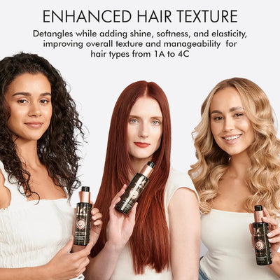 Mycro Keratin Magic Cream for Diverse Hair: Women with Textured, Shiny, Soft Styles - Types 1A to 4C