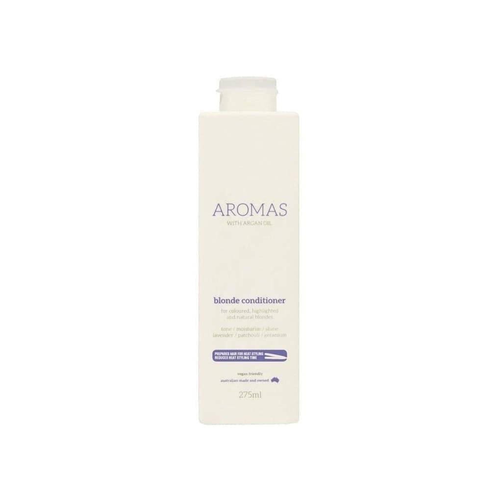 Nak Aromas Blonde Conditioner with Argan Oil 275ml - White Bottle with Gray Text