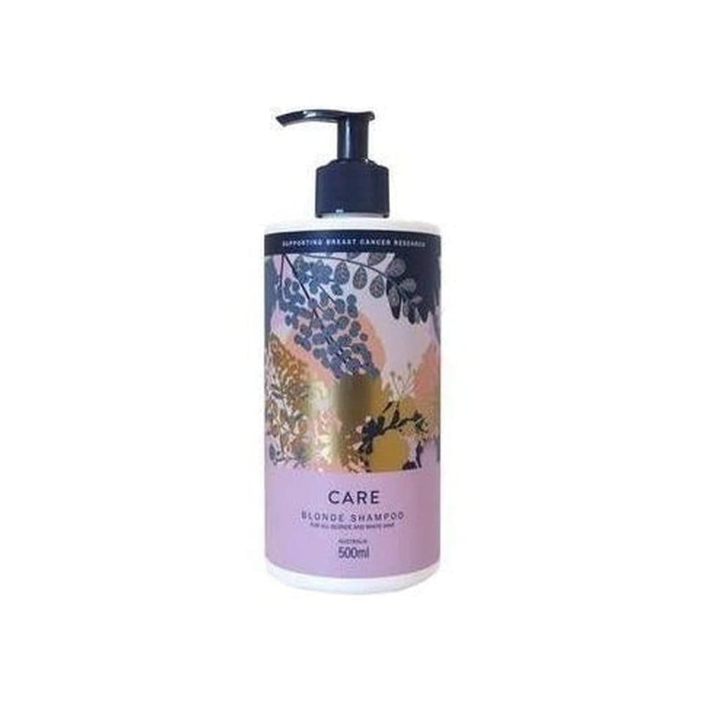 Nak Care Blonde Shampoo 500ml: New packaging with pump dispenser and floral design