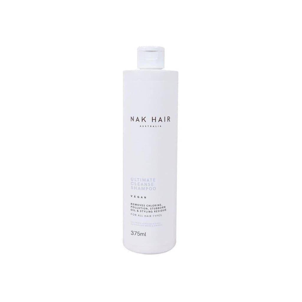 Nak Signatures Ultimate Cleanse Shampoo 375ml - White Bottle of NAK Hair Ultimate Cleanse