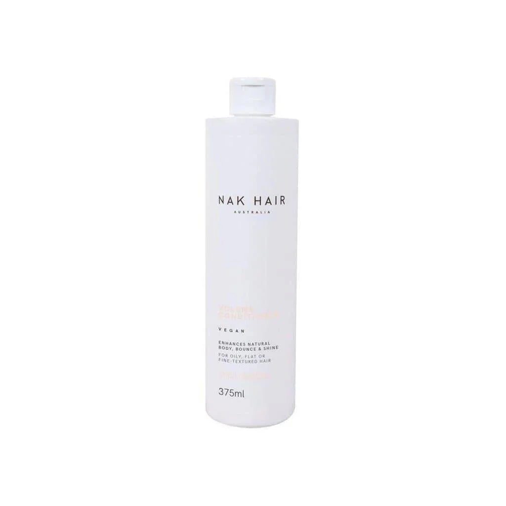 Nak Signatures Volume Conditioner 375ml – White Cylindrical Bottle, 375ml Capacity
