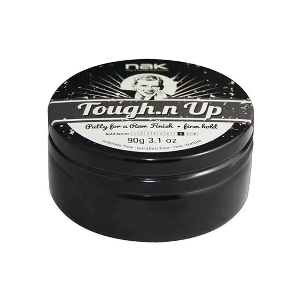 NAK Tough.n Up 90g hair styling product for a raw, matte finish with retro design