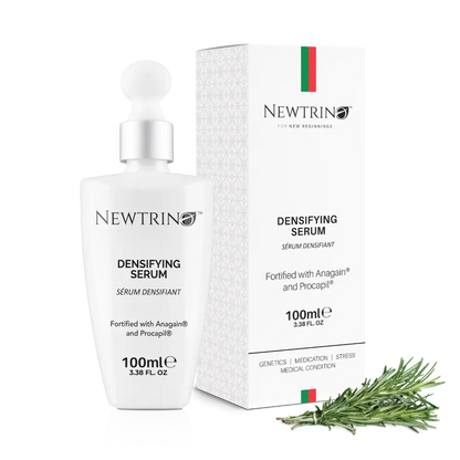 Newtrino 100ml Scalp Serum and Packaging Box for Individuals Struggling with Hair Density