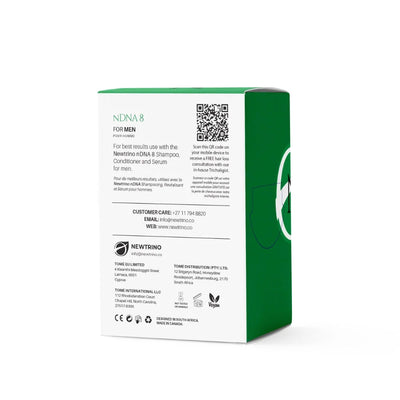Newtrino nDNA 8 Men's Hair Supplement - Hair Vitality, Hair Growth, Thicker Hair, Hair Loss Solution