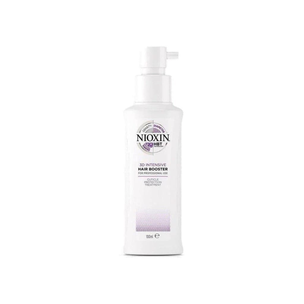 Nioxin Hair Booster 100ml: White bottle of Nioxin 3D Intensive Leave-In Scalp Treatment