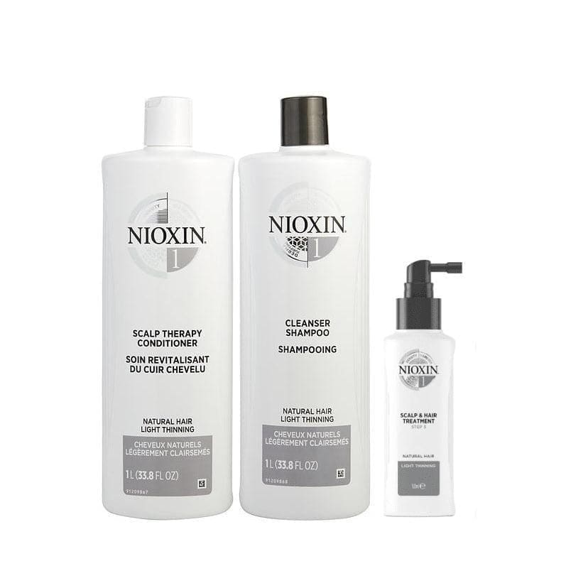 Nioxin System 1 Mega Bundle - bundle - Hair Care Kits By Nioxin - Shop