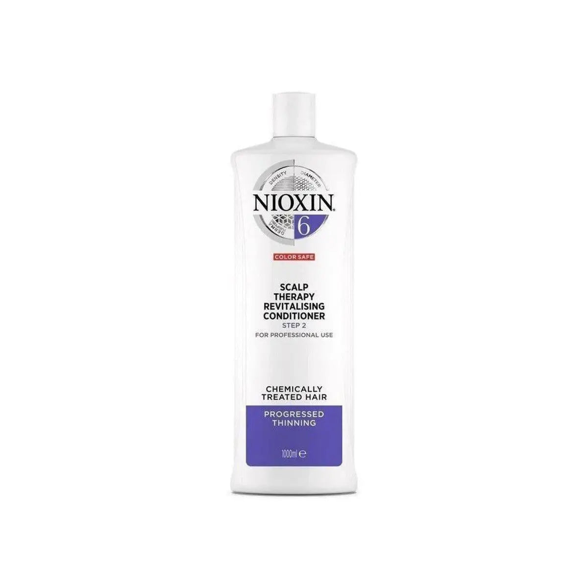 Nioxin System 6 Scalp Therapy Revitalizing Conditioner for Chemically Treated Hair, 1000ml