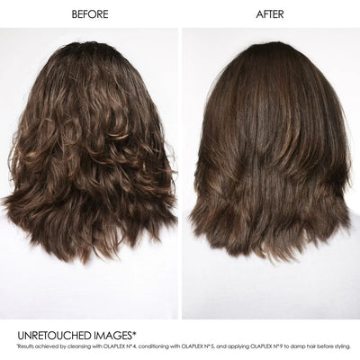 OLAPLEX Hair Transformation: Before and After. Damaged hair repaired with OLAPLEX No. 4, 5 & 9. Unretouched images.