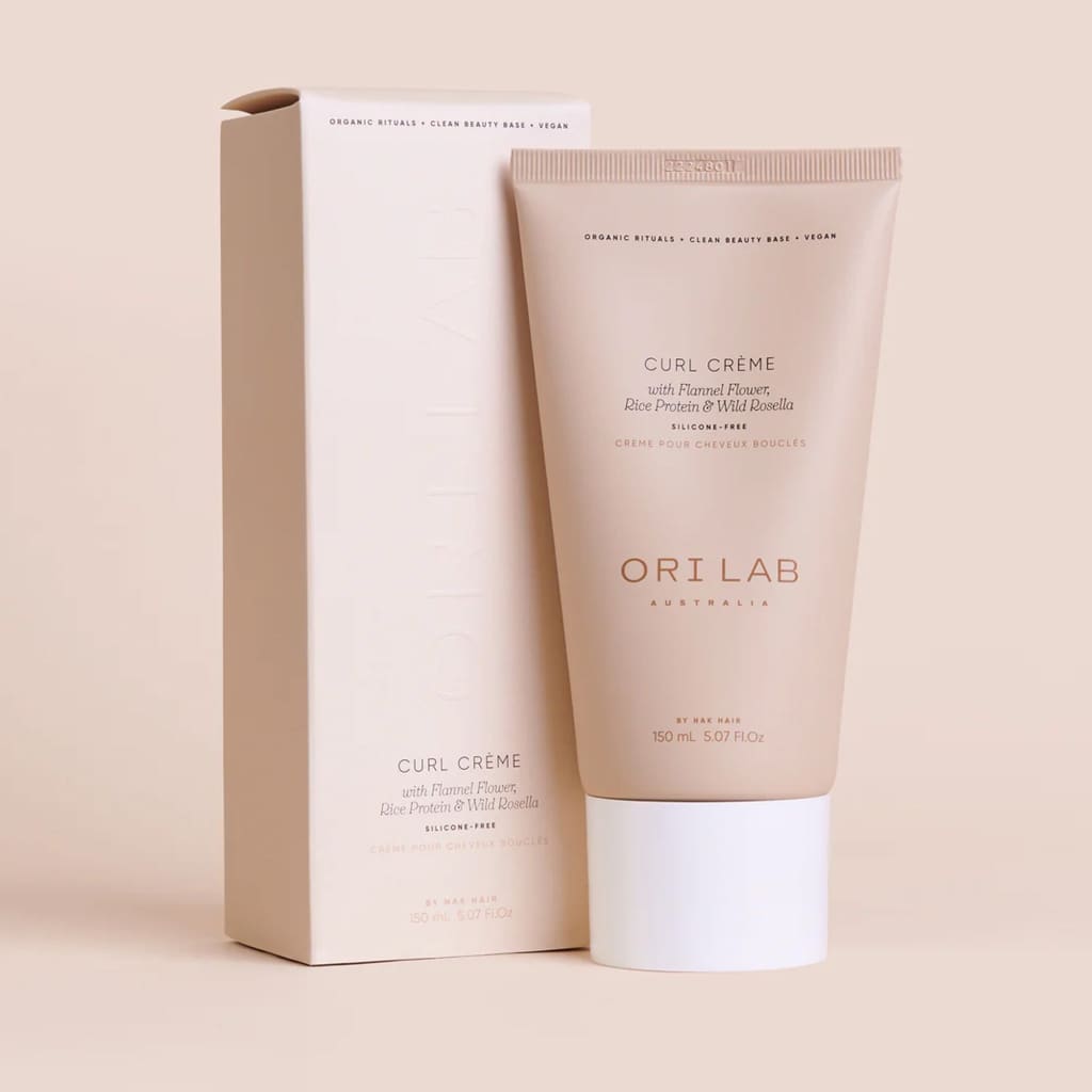 ORI Lab Curl Crème: Vegan Curl Enhancing Hair Product for Natural Curls & Defined Waves. Sustainable & Cruelty-Free Beauty