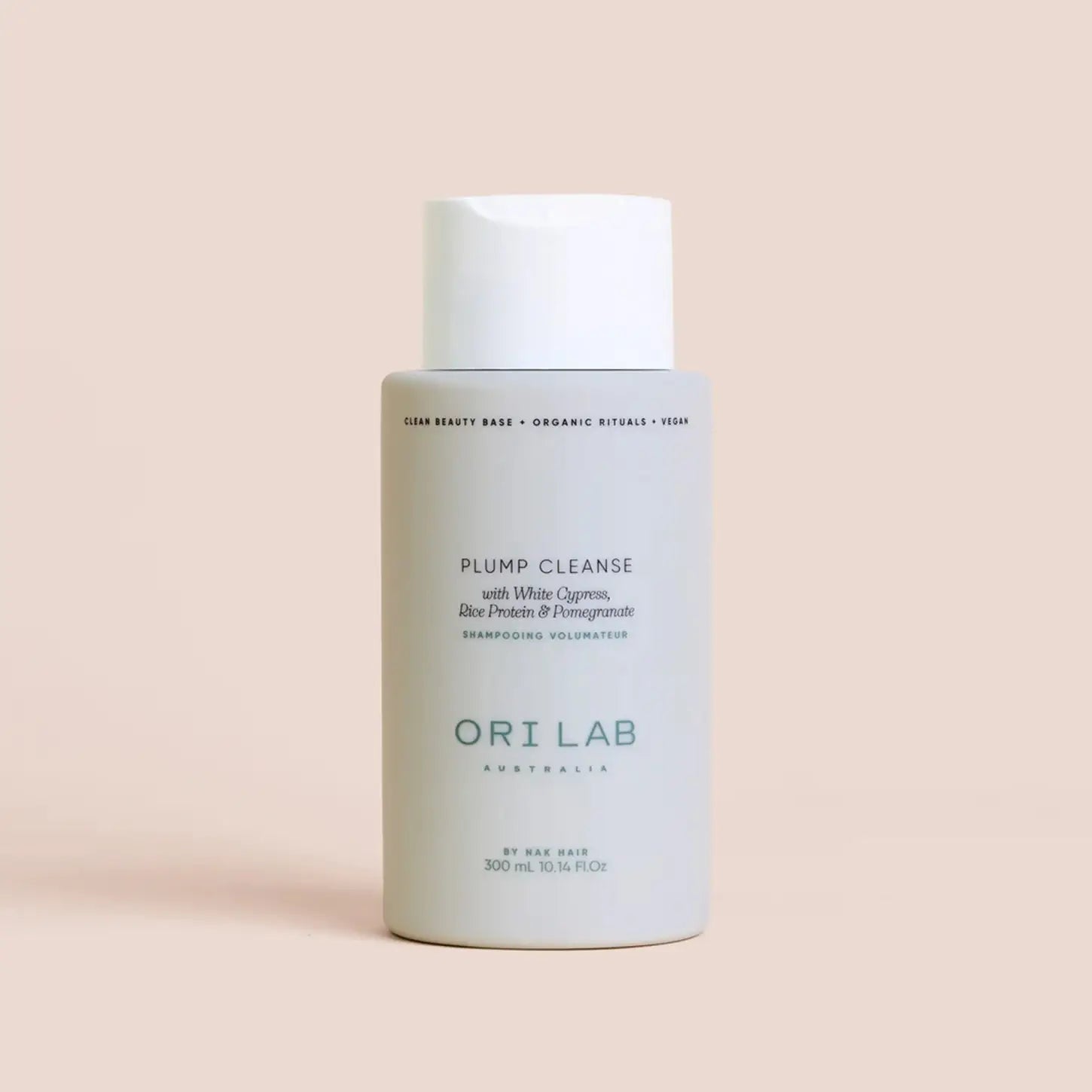 ORI Lab Plump Cleanse 300ml - Bottle of skincare product with white cap