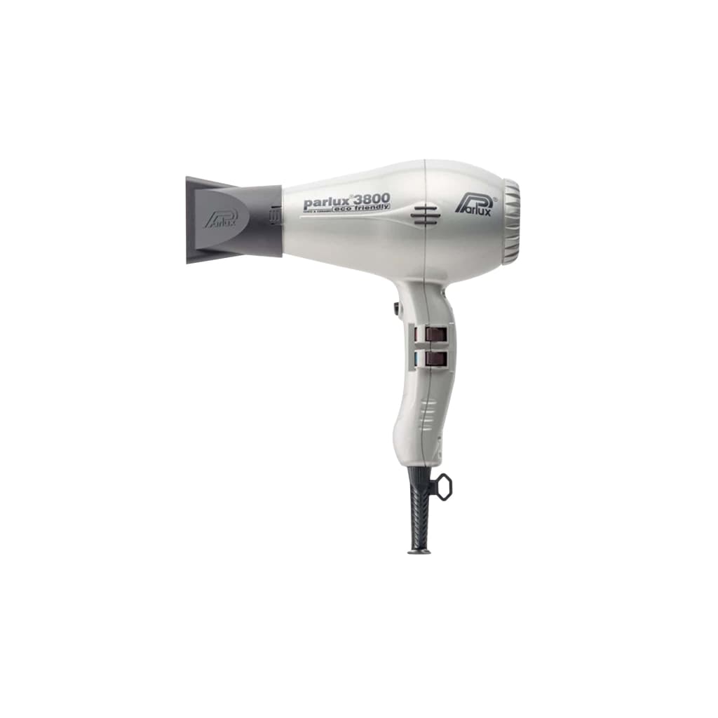 Parlux 3800 EcoFriendly Professional Hairdryer - Silver (2100W)