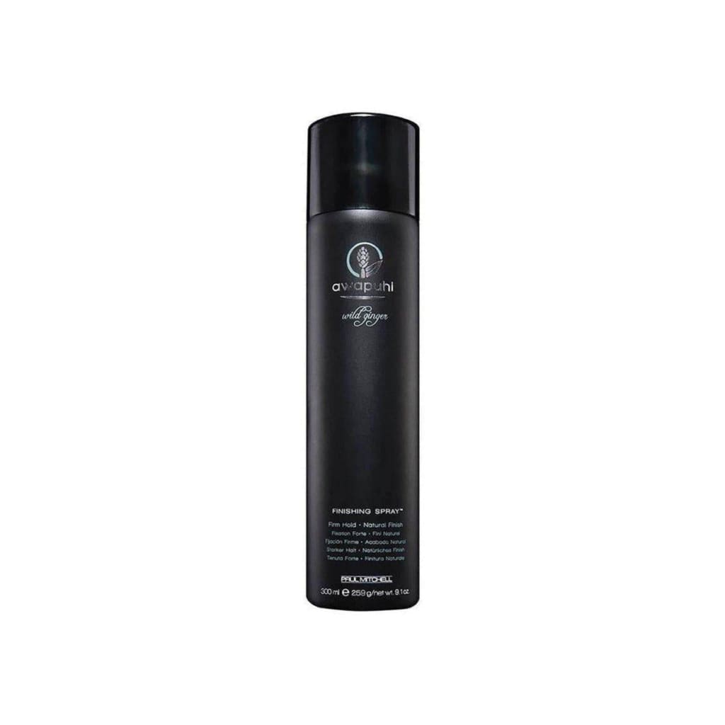 Paul Mitchell Awapuhi Wild Ginger Finishing Spray 300ml - Black aerosol can