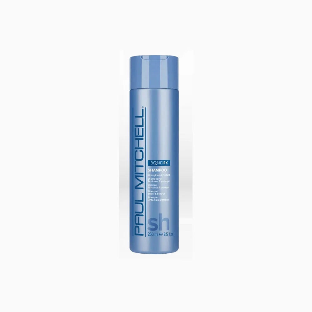 Paul Mitchell Bond Rx Shampoo 250ml strengthens and protects compromised hair with advanced bond-building technology.