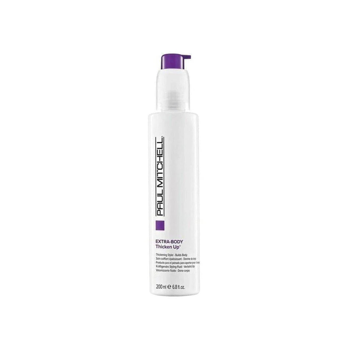 Paul Mitchell Extra Body Thicken Up Styling Liquid 200ml with purple cap