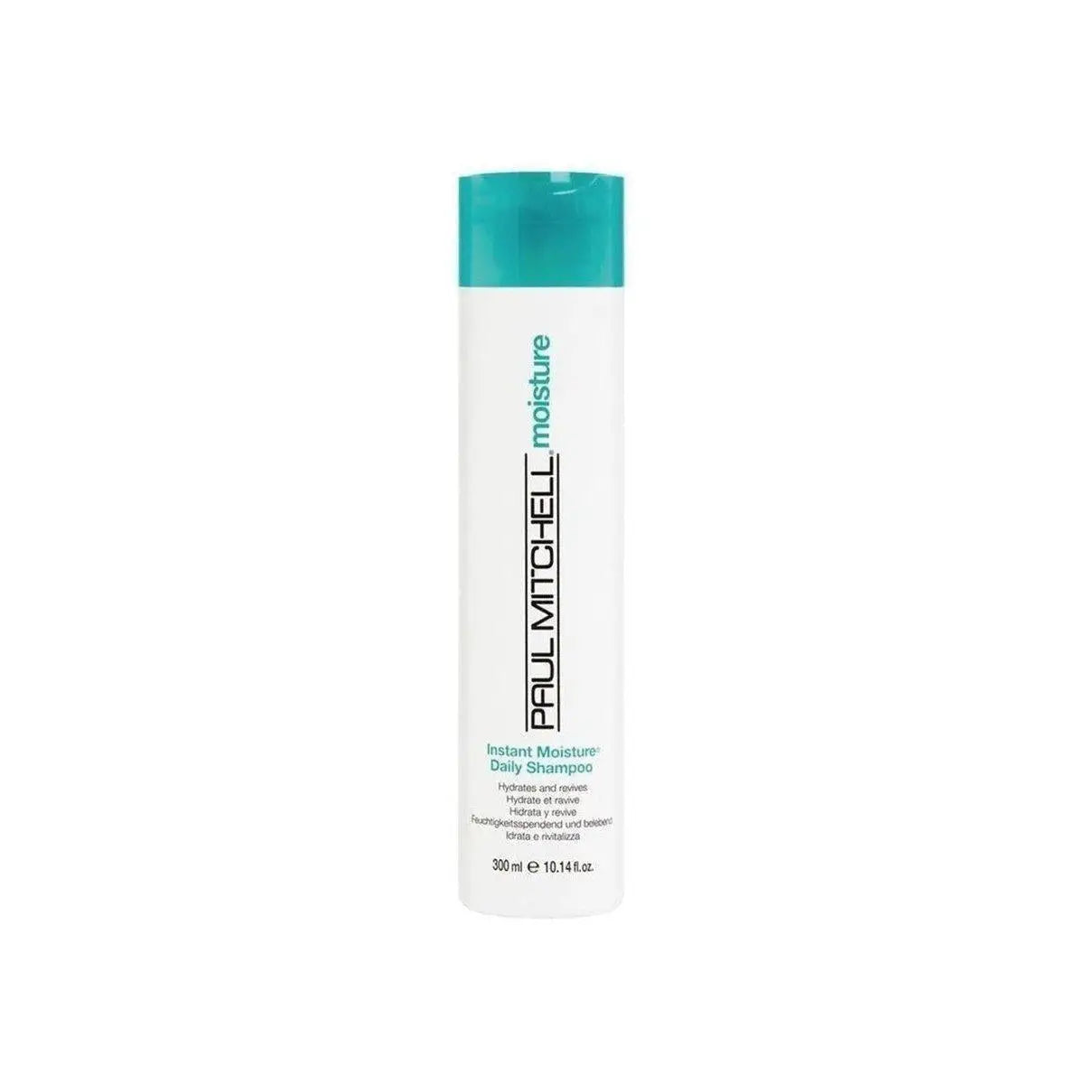 Bottle of Paul Mitchell Instant Moisture Shampoo 300ml for daily hydration