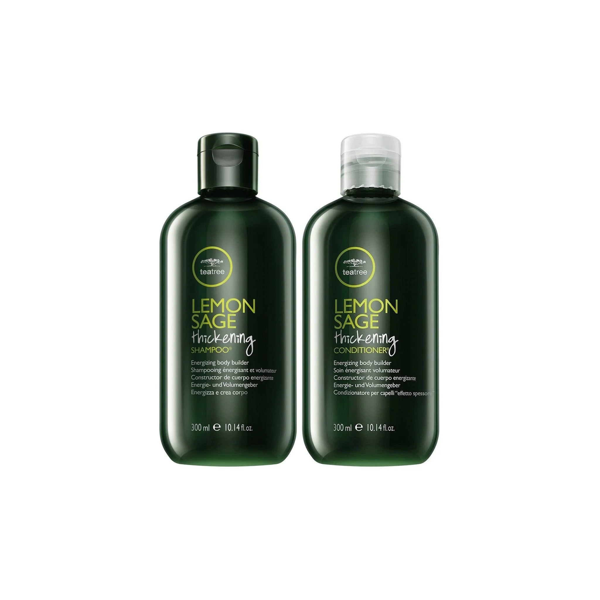 Paul Mitchell Lemon Sage Thickening Shampoo & Conditioner Set - Volume, Body, Energizing Hair Care