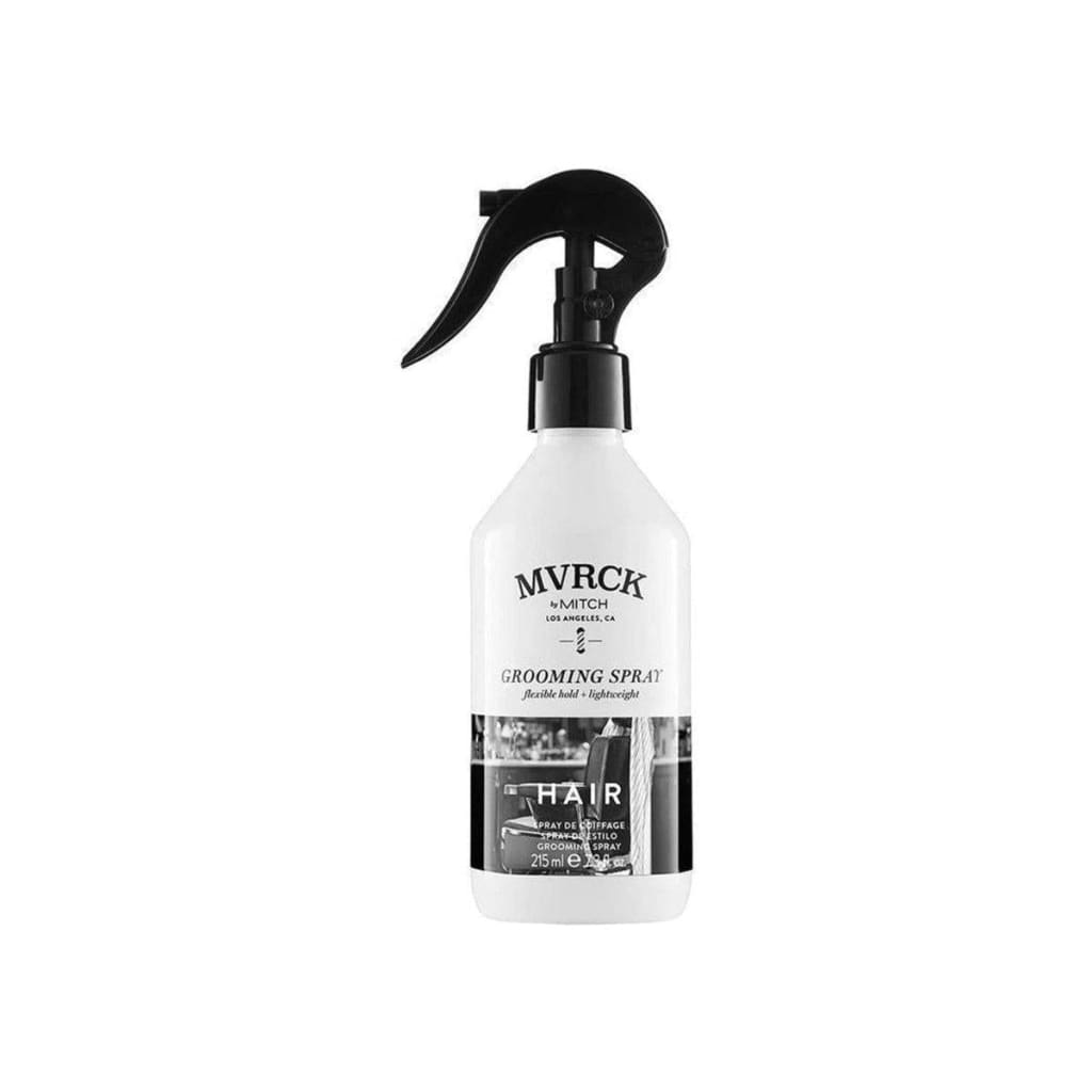 White Paul Mitchell MVRCK grooming spray bottle for hair, 215ml