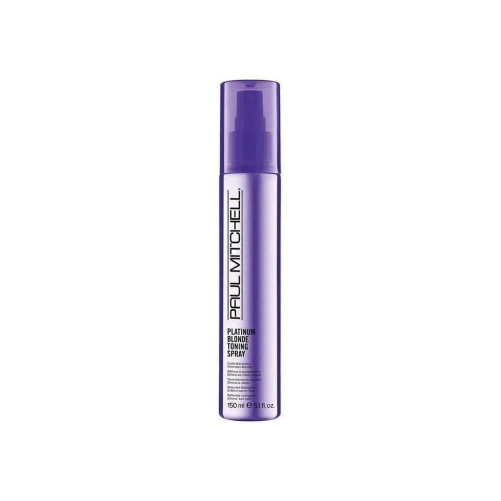 Paul Mitchell Platinum Blonde Toning Spray 150ml - Purple bottle of blonde toning spray